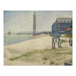 Georges Pierre Seurat De vuurtoren van Honfleur Poster