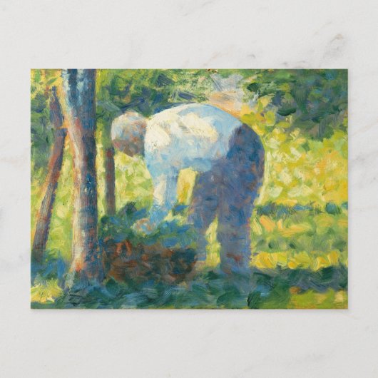 Georges Pierre Seurat | Gardener Briefkaart (Voorkant)