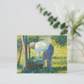 Georges Pierre Seurat | Gardener Briefkaart (Staand voorkant)