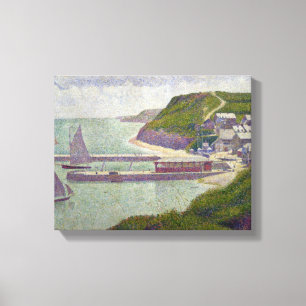 Georges Pierre Seurat Harbour te Port-en-Bessin Canvas Afdruk