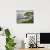 Georges Pierre Seurat | Harbour te Port-en-Bessin Poster (Thuiskantoor)