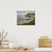 Georges Pierre Seurat | Harbour te Port-en-Bessin Poster (Keuken)