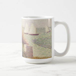 Georges Pierre Seurat La Rade de Grandcamp Koffiemok