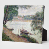 Georges Pierre Seurat | Landschap met een boa Fotoplaat (Zijkant)