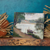 Georges Pierre Seurat | Landschap met een boa Fotoplaat (Zijkant)