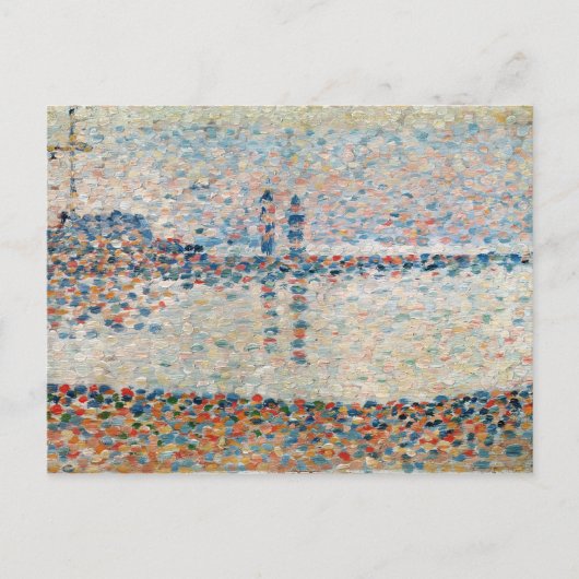 Georges Pierre Seurat | Studie naar het Kanaal bij Briefkaart (Voorkant)