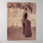 Georges Pierre Seurat | Studie voor de zondagmidda Poster (Voorkant)