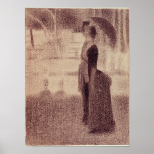 Georges Pierre Seurat   Studie voor de zondagmidda Poster