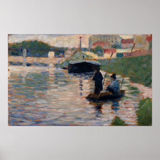 Georges Pierre Seurat | Uitzicht van de Seine Poster (Voorkant)