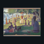 Georges Pierre Seurat | zondagmiddag op het Is Briefkaart<br><div class="desc">zondagmiddag op het eiland La Grande Jatte,  1884-86 | door Georges Pierre Seurat | Art Location: The Art Institute of Chicago,  IL,  USA | Franse artiest | Collectie Afbeelding nummer: BAL693</div>