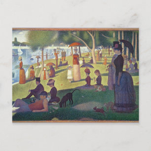Georges Pierre Seurat   zondagmiddag op het Is Briefkaart