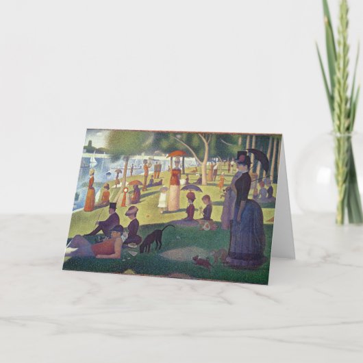 Georges Pierre Seurat | zondagmiddag op het Is Kaart (Voorkant)