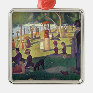 Georges Pierre Seurat zondagmiddag op het Is Metalen Ornament