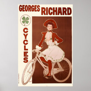 Georges Richard Cycles Vintage Fiets Poster 1