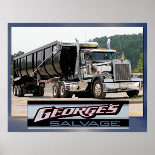 George's Salvage Truck Poster (Voorkant)