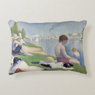 Georges Seurat - Badenden bij Asnieres Accent Kussen