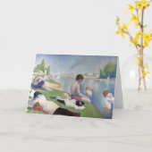 Georges Seurat - Badenden bij Asnieres Kaart (Gele Bloem)