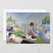 Georges Seurat - Bathers at Asnieres Bedankkaart (Voorkant / Achterkant)