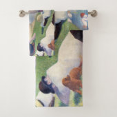 Georges Seurat - Bathers te Asnieres Bad Handdoek (Insitu)