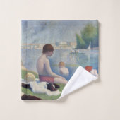 Georges Seurat - Bathers te Asnieres Bad Handdoek (Wasdoekje)