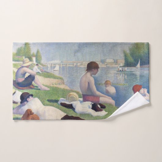 Georges Seurat - Bathers te Asnieres Bad Handdoek (Handdoek)