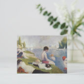 Georges Seurat - Bathers te Asnieres Briefkaart (Staand voorkant)