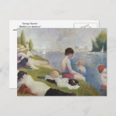 Georges Seurat - Bathers te Asnieres Briefkaart (Voorkant / Achterkant)