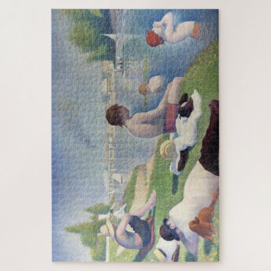 Georges Seurat - Bathers te Asnieres Legpuzzel (Verticaal)