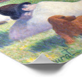 Georges Seurat - Bathers te Asnieres Poster (Hoek)