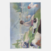 Georges Seurat - Bathers te Asnieres Theedoek (Verticaal)
