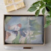 Georges Seurat - Bathers te Asnieres Tissuepapier (Geschenk)