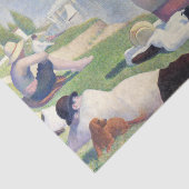 Georges Seurat - Bathers te Asnieres Tissuepapier (Detail)