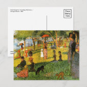 Georges Seurat Briefkaart (Voorkant / Achterkant)