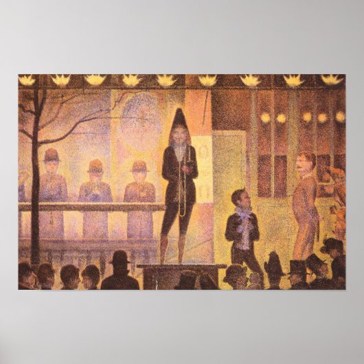 Georges Seurat-Circus parade Poster (Voorkant)