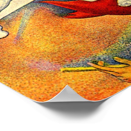 Georges Seurat-Circus Poster (Hoek)