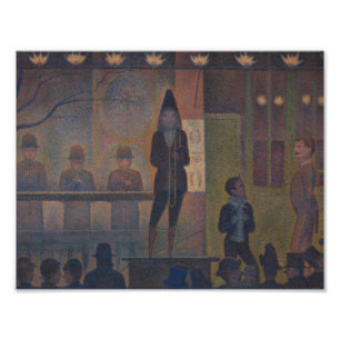 Georges Seurat - Circus Sideshow Foto Afdruk