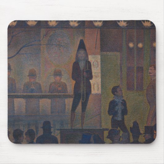 Georges Seurat - Circus Sideshow Muismat (Voorkant)