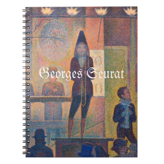 Georges Seurat Circus Sideshow Notitieboek (Voorkant)