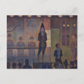 Georges Seurat - Circus Slideshow Briefkaart (Voorkant)