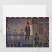 Georges Seurat - Circus Slideshow Kaart (Voorkant / Achterkant)