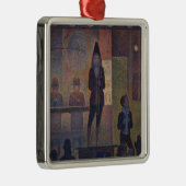Georges Seurat - Circus Slideshow Metalen Ornament (Rechts)