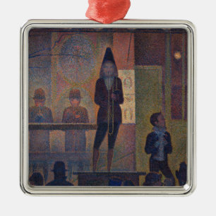 Georges Seurat - Circus Slideshow Metalen Ornament