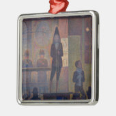 Georges Seurat - Circus Slideshow Metalen Ornament (Links)