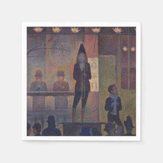 Georges Seurat - Circus Slideshow Servet (Voorkant)