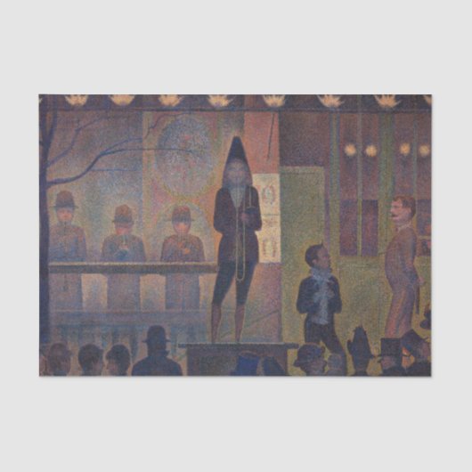 Georges Seurat - Circus Slideshow Tissuepapier (Voorkant)