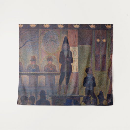 Georges Seurat - Circus Slideshow Wandkleed (Voorkant (horizontaal))