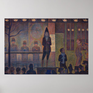 Georges Seurat - Circusattractie Poster