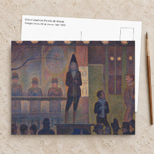 Georges Seurat - Circusvoorstelling Briefkaart