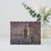 Georges Seurat - Circusvoorstelling Briefkaart (Staand voorkant)