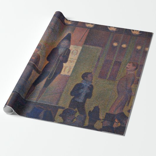 Georges Seurat - Circusvoorstelling Cadeaupapier (Uitgerold)